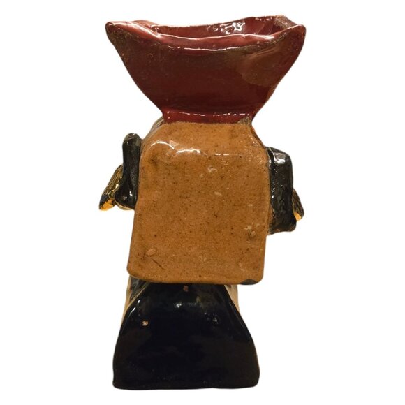 Golden Tongue Abstract Sculpture Handcrafted Vase Vessel OOAK Modern Art - Picture 12 of 16